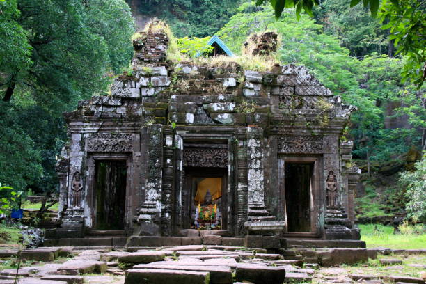 istock Old Khmer temple ruins, Laos 1429592968