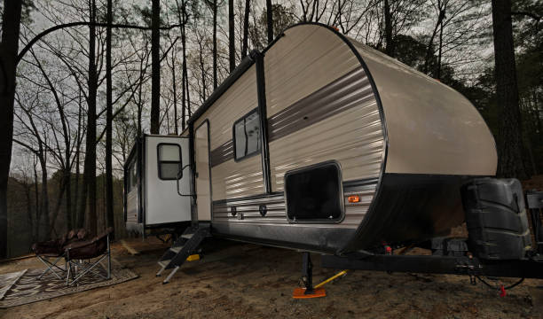 istock RV at a campsite in North Carolina 1429603077