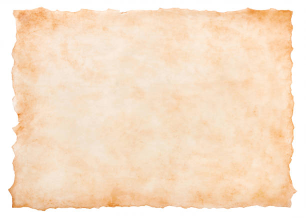 istock old parchment paper sheet vintage aged or texture isolated on white background 1429604873