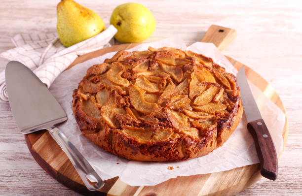 istock olive oil and pear cake 1429607832