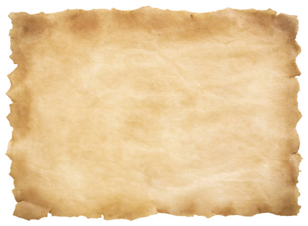 istock old parchment paper sheet vintage aged or texture isolated on white background 1429608091