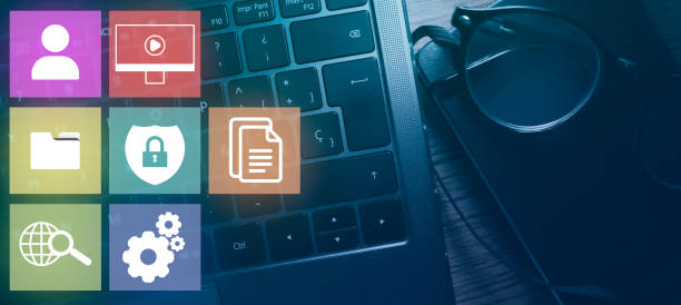 istock Banner concept of data management system concept. DMS. 1429612472