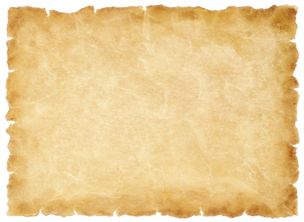 istock old parchment paper sheet vintage aged or texture isolated on white background 1429614437
