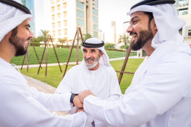 istock Group of businessmen in Dubai 1429617068