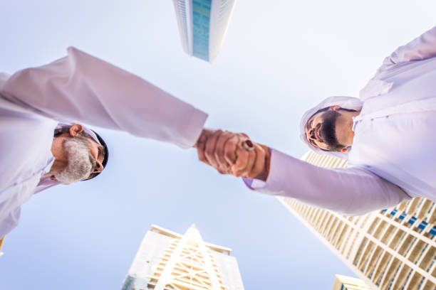 istock Group of businessmen in Dubai 1429617171