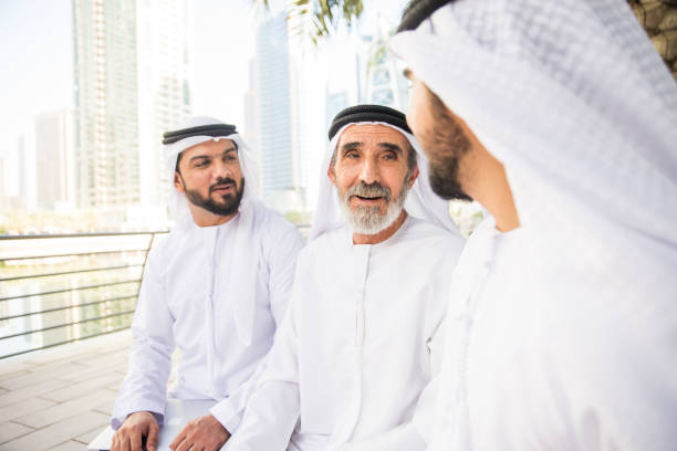 istock Group of businessmen in Dubai 1429619600