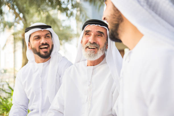 istock Group of businessmen in Dubai 1429620234