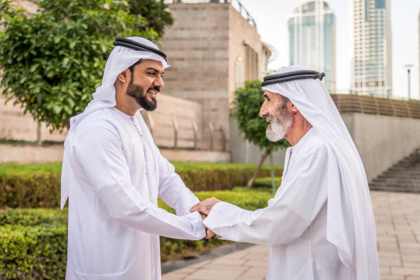 istock Group of businessmen in Dubai 1429621149