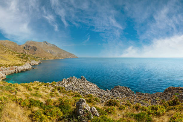 istock Sea bay in Zingaro Park, Sicily, Italy 1429621212