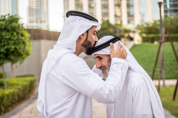 istock Group of businessmen in Dubai 1429621213