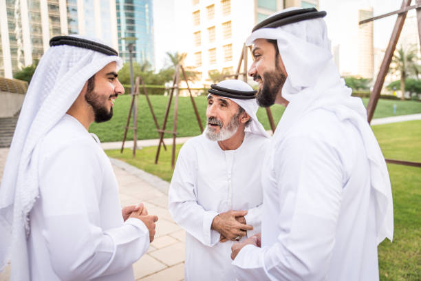 istock Group of businessmen in Dubai 1429621225