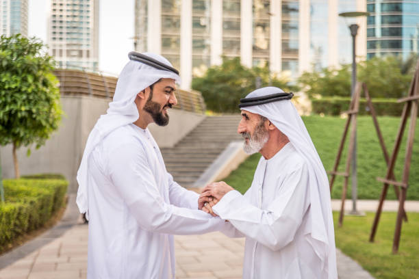 istock Group of businessmen in Dubai 1429621276