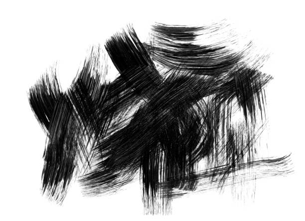 istock Brush stroke and texture. Grunge abstract hand painted element 1429634316