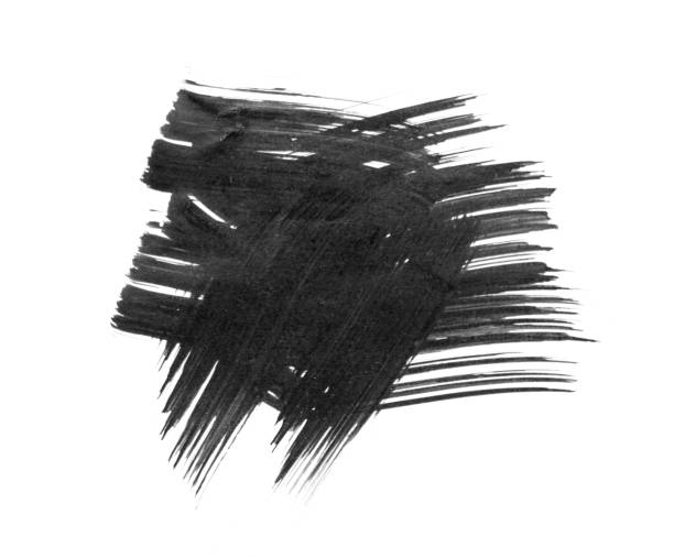 istock Brush stroke and texture. Grunge abstract hand painted element 1429634570