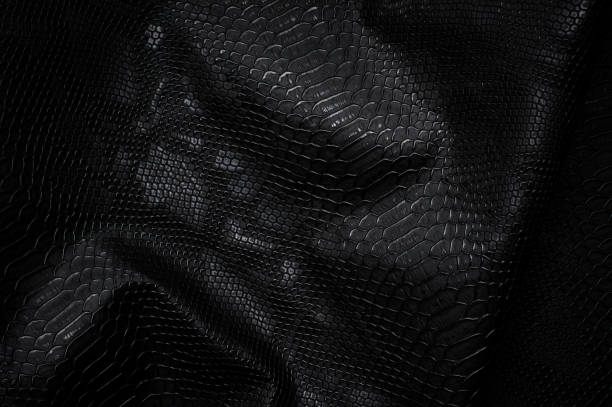 istock Vegan faux Snakeskin leather texture 1429644890