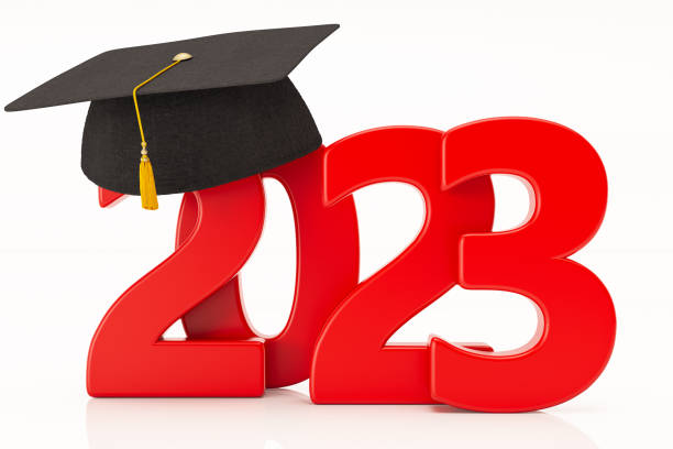 istock New Year Education Concept 2023 with Graduation Hat 1429651213