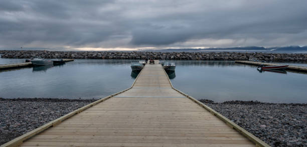 istock Evening View of the Pond Inlet Harbor 1429655615