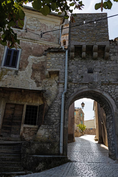 istock town wall gate in Pican in Croatia 1429660519