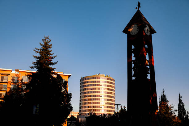 The clock tower of the Ferry building (San Francisco, California).