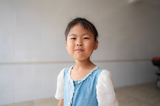 happy girl portrait