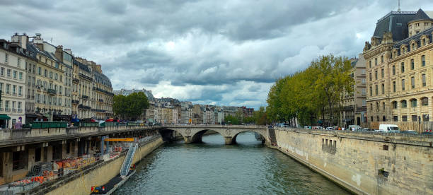 istock Bridge over the seine river against sky 1429703989