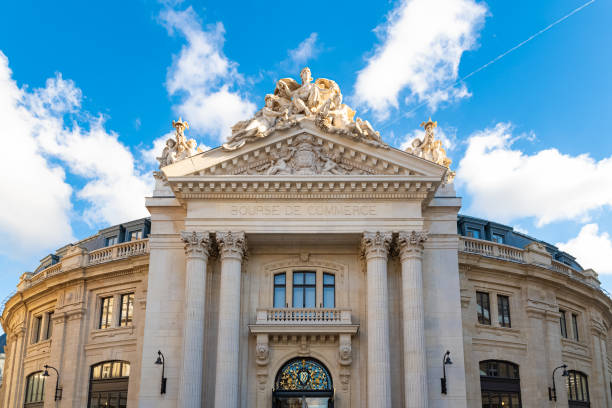 Paris, the stock exchange, building