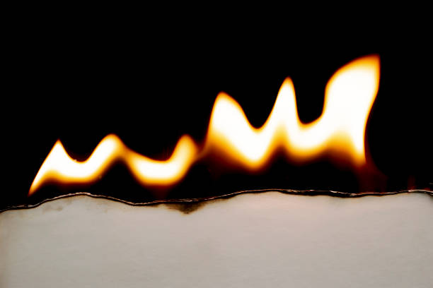 istock flames on the edge of the board 1429712185