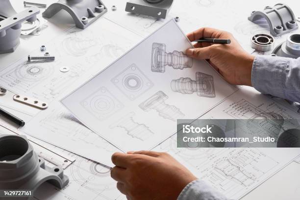 Engineer Things Drawing Engineer Technician Designing Drawings Mechanicalâ parts Engineering ...
