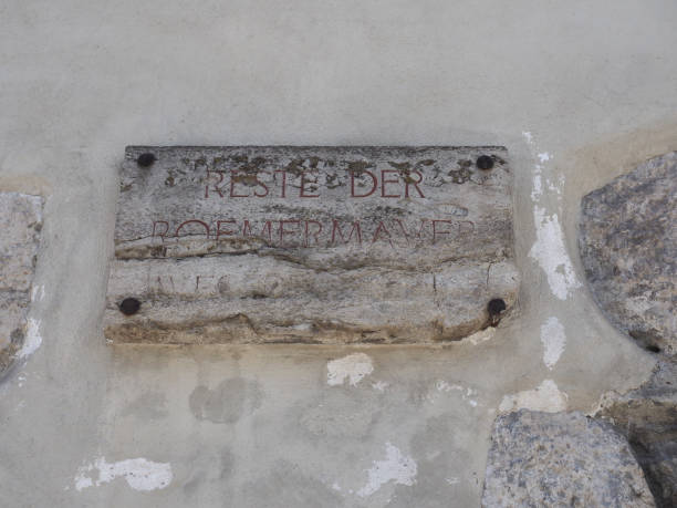 istock Ancient Roman wall ruins in Regensburg 1429727842
