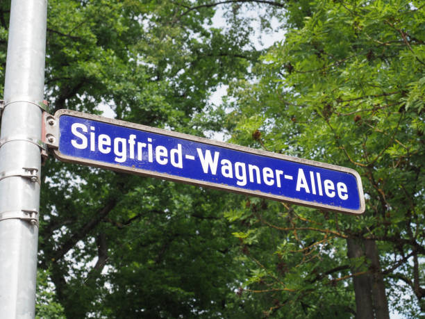 istock Wagner Allee sign in Bayreuth 1429730313