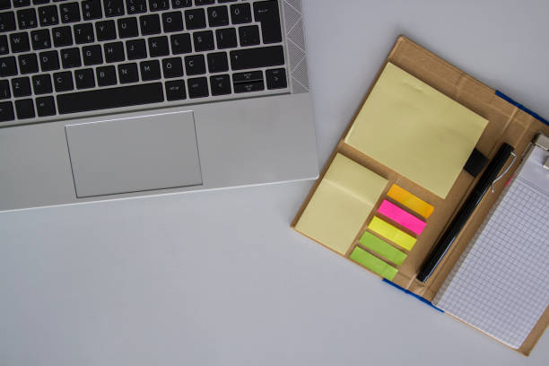 istock Laptop And Notebook On The Desk 1429730994