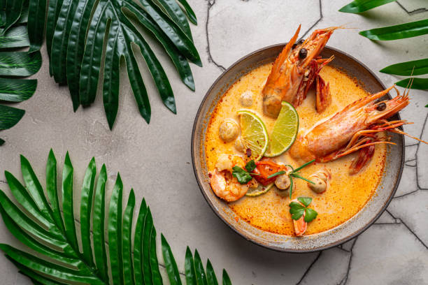 istock Tom Yam kung Spicy soup 1429742143