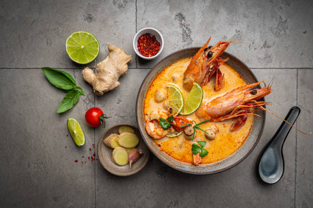 istock Tom Yam kung Spicy soup 1429742147