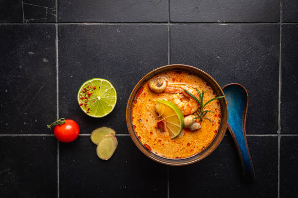 istock Tom Yam kung Spicy soup 1429742564