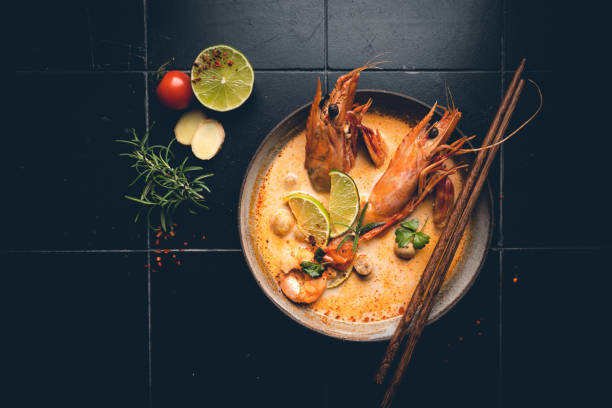 istock Tom Yam kung Spicy soup 1429742668