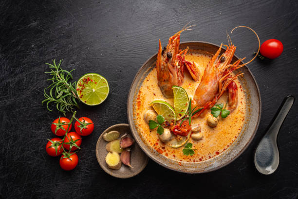 istock Tom Yam kung Spicy soup 1429742675