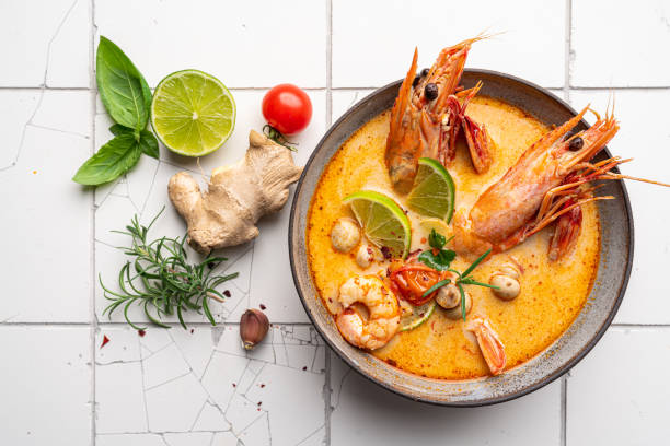 istock Tom Yam kung Spicy soup 1429742686