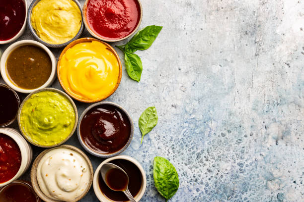 istock Set of different dip sauces 1429744334