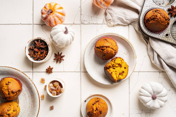 istock Homemade pumpkin muffins 1429744639