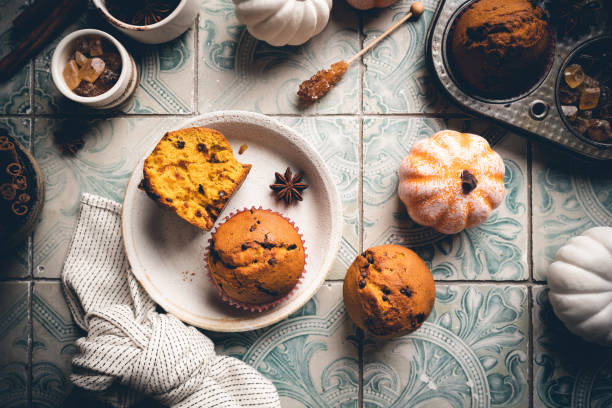 istock Homemade pumpkin muffins 1429744653