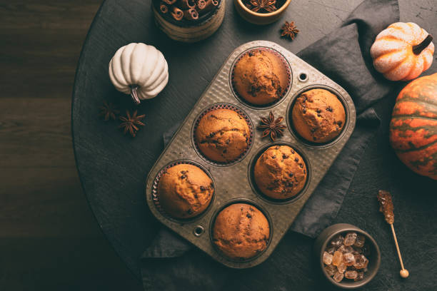 istock Homemade pumpkin muffins 1429744659
