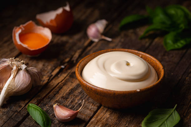 istock Homemade mayonnaise sauce 1429744795
