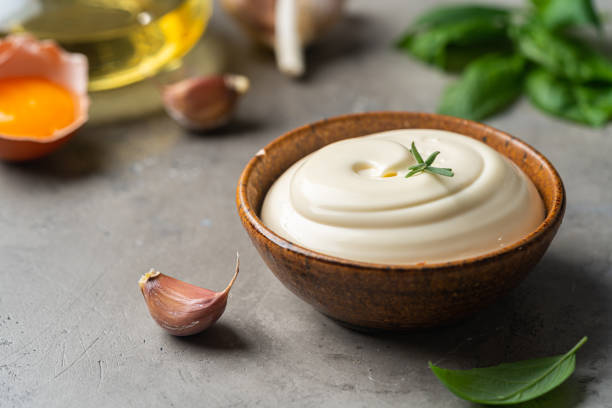 istock Homemade mayonnaise sauce 1429744799