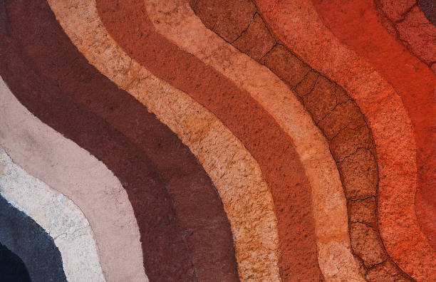 istock Form of soil layers,its colour and textures,texture layers of earth surface for background 1429765787