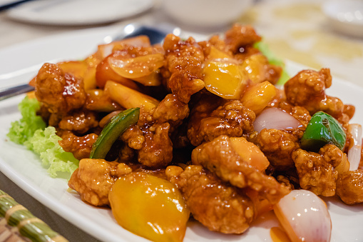 Sweet and Sour Pork or called \
