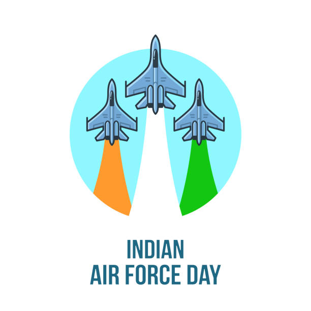 Indian Air Force Day Stock Illustration - Download Image Now - Day, Indian  Air Force, Air Force - iStock