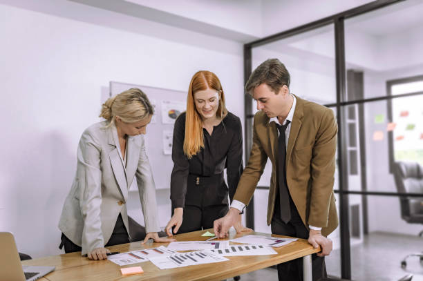 istock Team brainstorming and new project discussion 1429826003