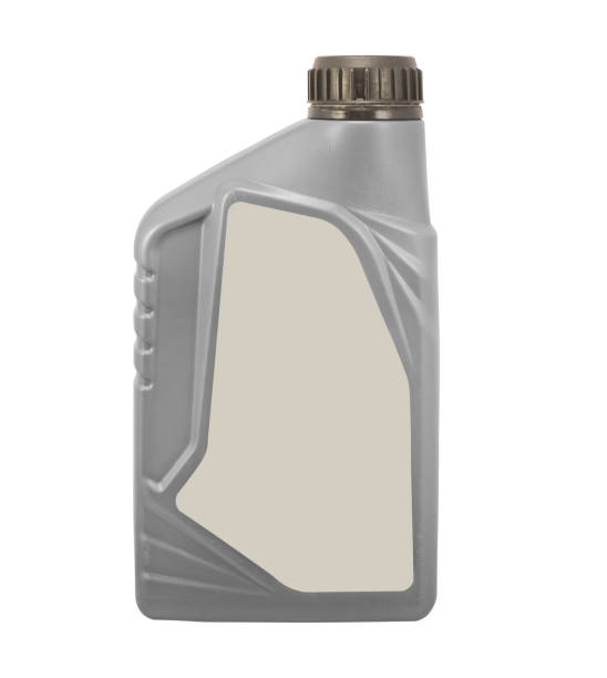 istock Plastic Bottle Of Motor Oil isolated on white background 1429829256