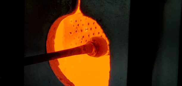 istock Glowing Glass Furnace 1429830093