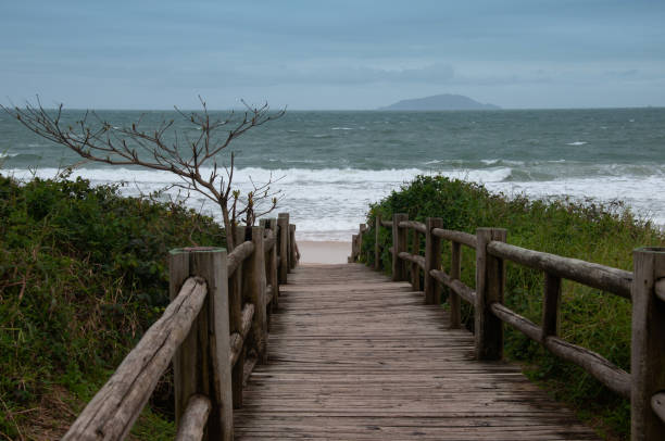 istock Wooden pier with sea in background 1429855172